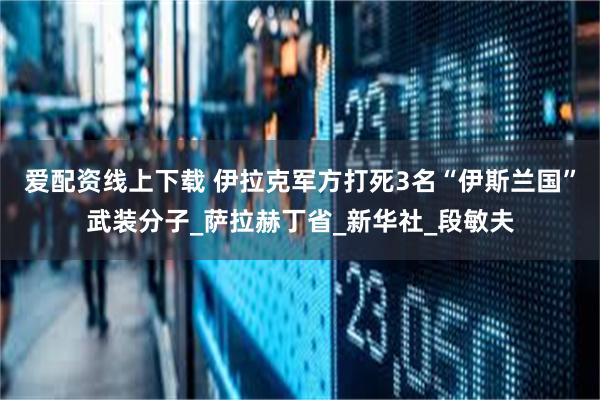 爱配资线上下载 伊拉克军方打死3名“伊斯兰国”武装分子_萨拉赫丁省_新华社_段敏夫