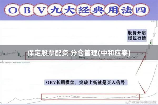 保定股票配资 分仓管理(中和应泰)
