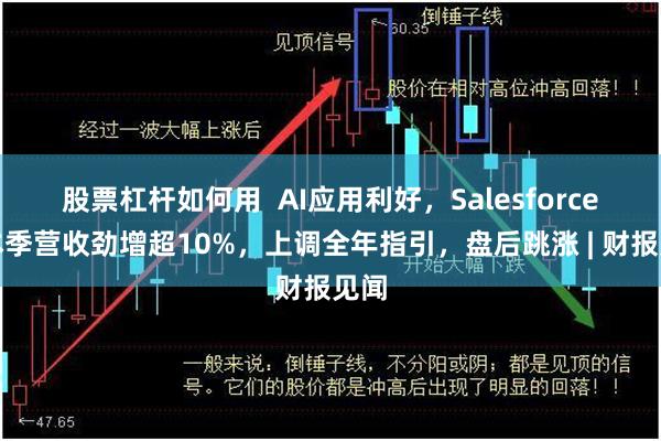 股票杠杆如何用 AI应用利好,Salesforce料本季营收劲增超10%,上调全年指引,盘后跳涨 | 财报见闻