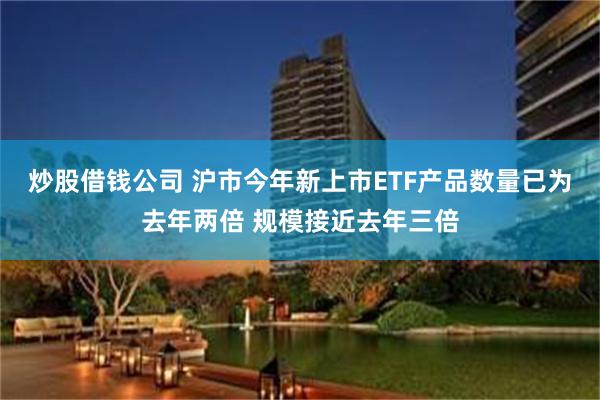 炒股借钱公司 沪市今年新上市ETF产品数量已为去年两倍 规模接近去年三倍